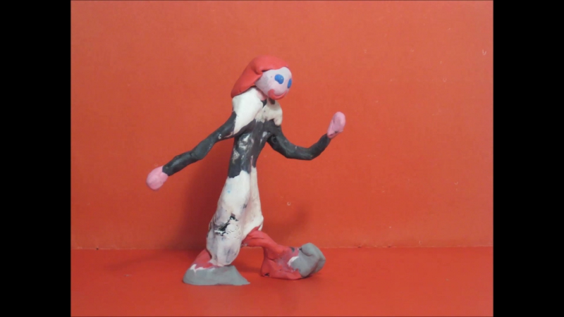 Упражнение "Обучаем фигурки ходить"  Вся работа, включая монтаж, выполнена учащимися