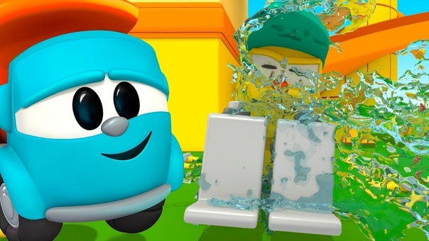 Грузовичок Лева на английском языке - Leo the Inquisitive Truck