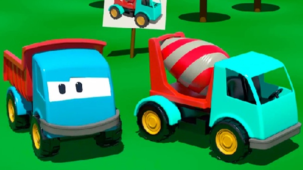 Грузовичок Лева на итальянском языке - Leo il Сamion Сurioso