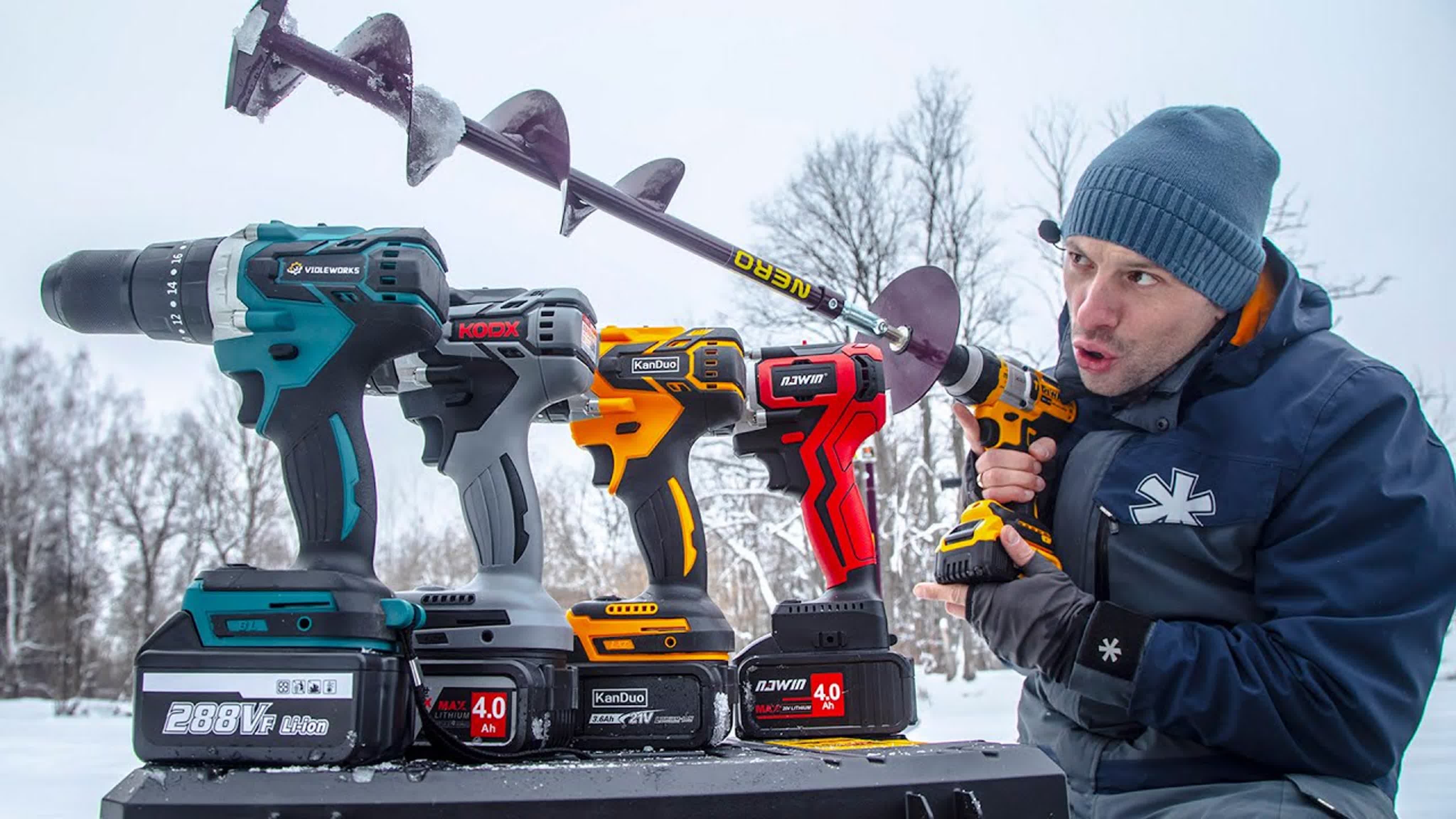 Тесты буров и шуруповертов